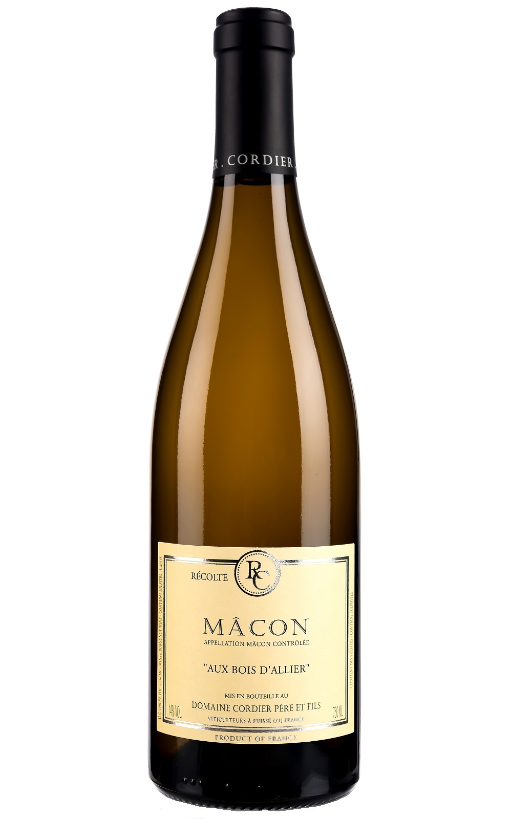 Domaine Cordier 損標品 Macon Aux Bois d Allier Blanc 2015 蔻蒂酒莊 損標品 馬貢 姻緣木 白酒