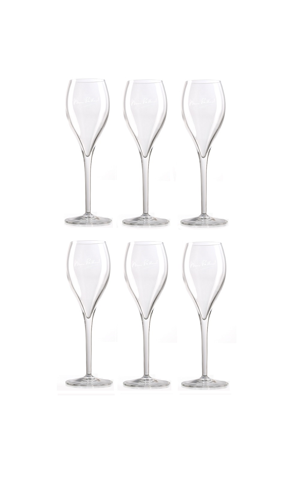 Champagne Bruno Paillard 原廠贈品 B P香檳杯六入組 Champagne Bruno Paillard 原廠贈品 B P香檳杯六入組