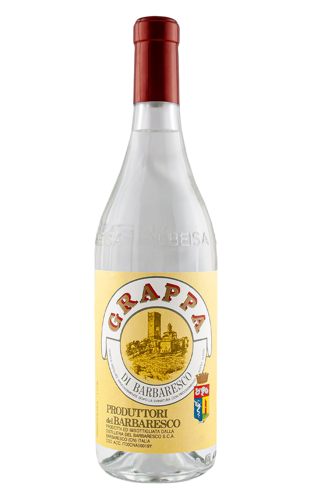 Produttori del Barbaresco Grappa di Barbaresco Yellow Label 巴巴瑞斯科釀酒合作社 巴巴瑞斯科 渣釀白蘭地