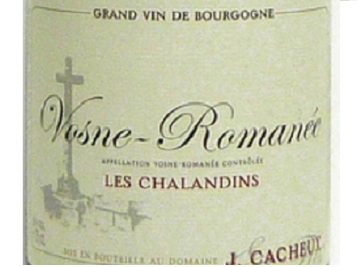 Domaine Jacques Cacheux et Fils Vosne Romanee Les Chalandins