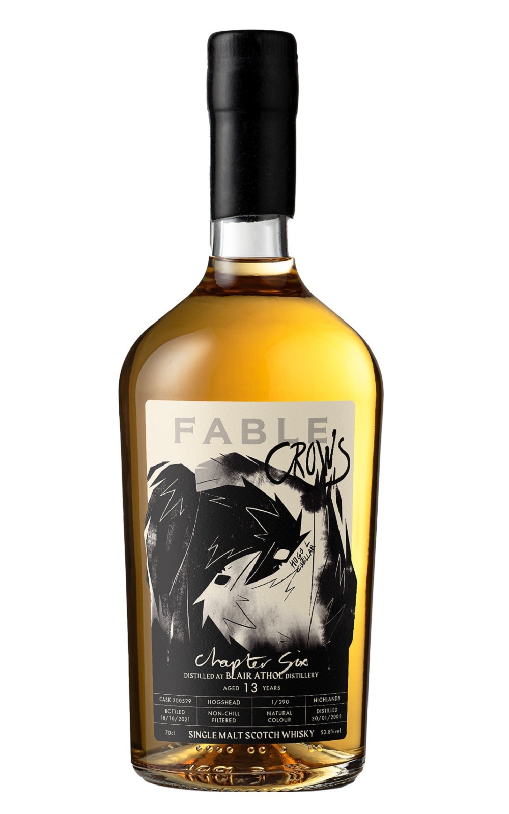 FABLE Chapter Six Crows Blair Athol 2008 Aged 13 Years 300529 Single Malt Scotch Whisky 闇影傳說 第六章 烏鴉 布萊爾阿蘇 13年單桶單一麥芽蘇格蘭威士忌