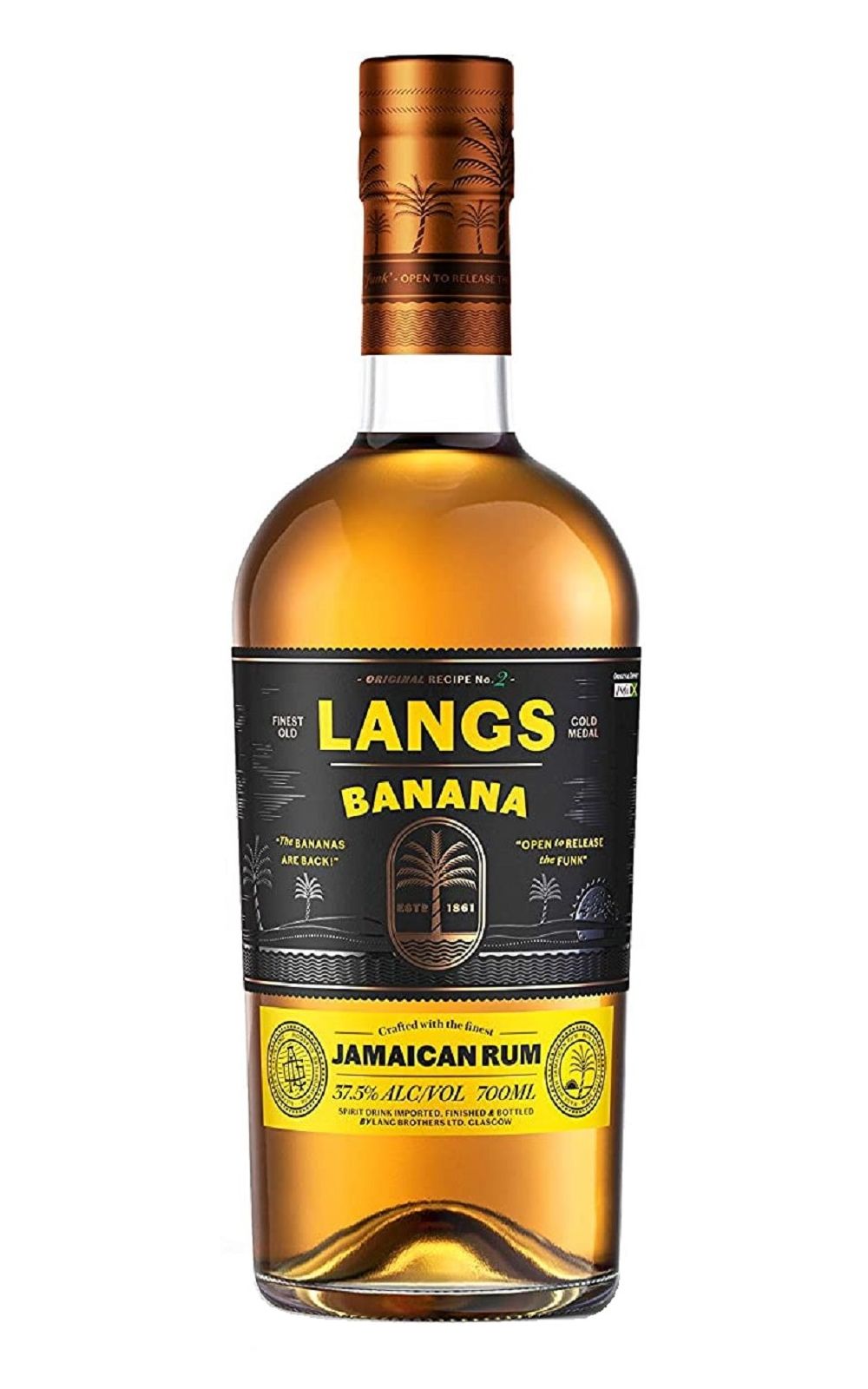 Langs Whisky Banana Jamaican Rum 雙人牌威士忌 香蕉風味蘭姆酒