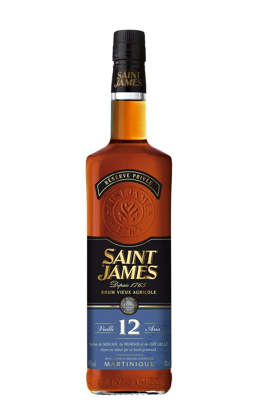Saint James Rhum Vieux 12 Years Old 聖詹姆士酒廠 法式AOC 12年蘭姆酒