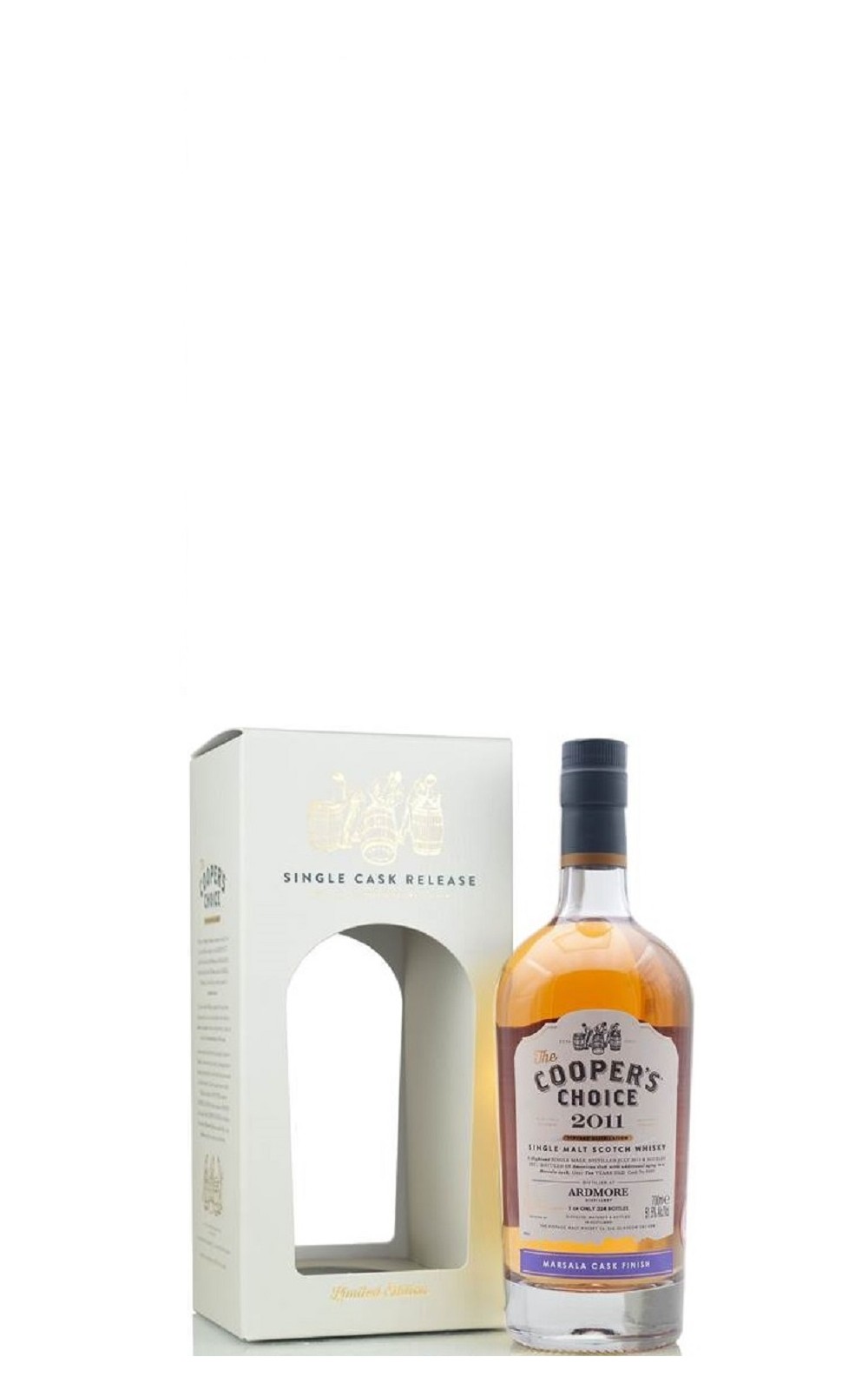 The Cooper s Choice Ardmore 2011 10 Years 9405 Marsala Cask Finish Single Malt Scotch Whisky 酷選大師 阿德莫爾 2011 10年 瑪薩拉桶 9405 單一麥芽蘇格蘭威士忌
