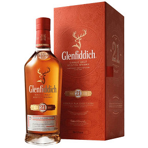 Glenfiddich-Aged 21 Years Reserva Rum Cask Finish Single Malt Scotch Whisky