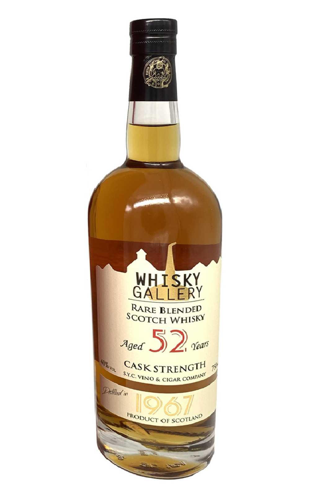 Whisky Gallery 1967 Aged 52 Years Cask Strength Rare Blended Scotch Whisky 醉美威士忌 1967 珍稀52年 調和蘇格蘭威士忌原酒