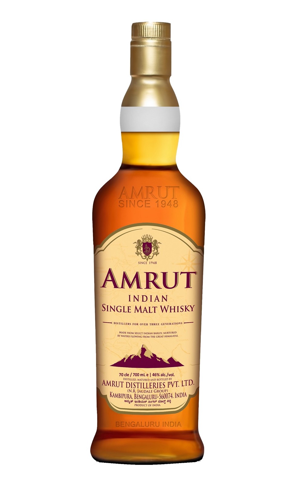 Amrut Indian Single Malt Whisky 雅沐特蒸餾廠 金典 單一麥芽威士忌