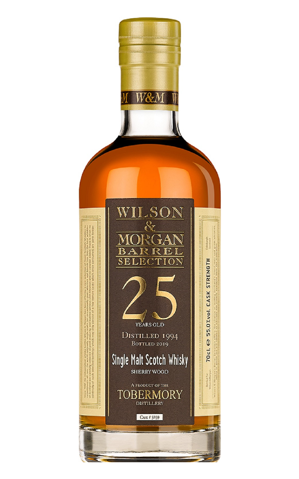 Wilson Morgan Barrel Selection Tobermory 1994 25 Years Old Sherry Wood Cask Strength Single Malt Scotch Whisky 威爾森 x 摩根獨立裝瓶廠 特本 1994 25年雪莉桶 單一麥芽蘇格蘭威士忌原酒