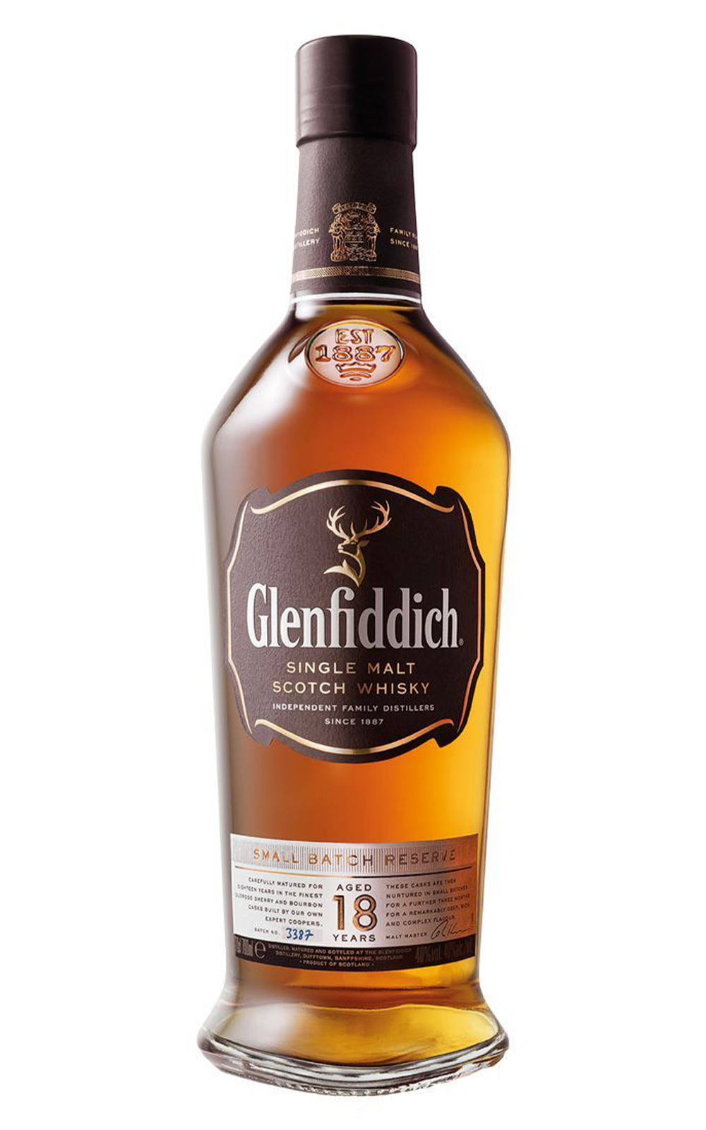 Glenfiddich 18 Years Old Single Malt Scotch Whisky CNY Edition 格蘭菲迪蒸餾廠 18年單一麥芽蘇格蘭威士忌 新年禮盒 附鬱金香杯