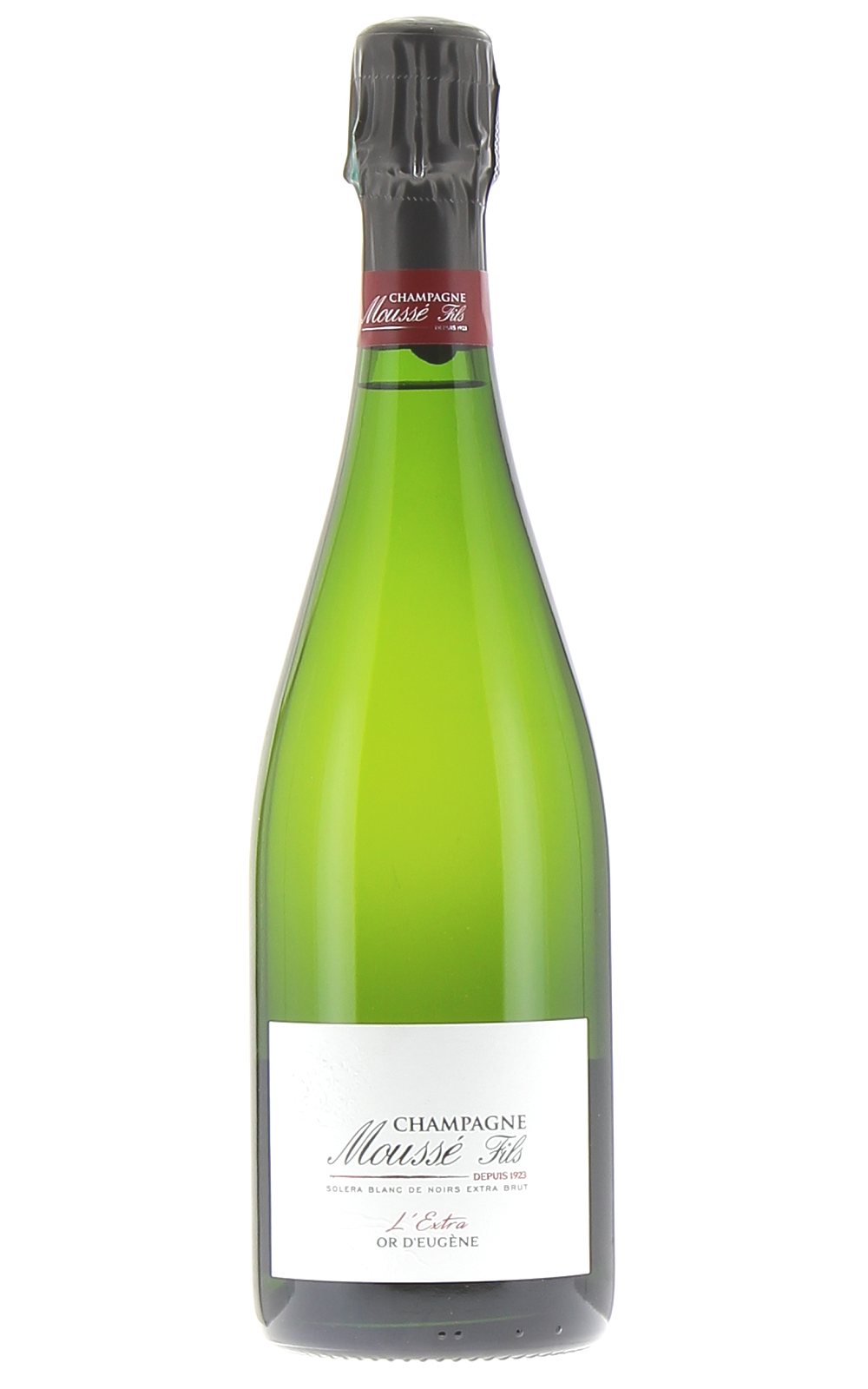 Champagne Mousse Fils L Extra Or d Eugène Blanc de Noirs Brut NV 木榭香檳 珍稀額金 晚除渣版 黑中白不甜香檳