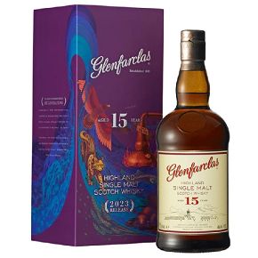 Glenfarclas-Aged 15 Years Highland Single Malt Scotch Whisky (2023 Release)