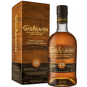 The GlenAllachie Distillery-Aged 12 Years Pedro Ximenez Sherry Wood Finish Speyside Single Malt Scot