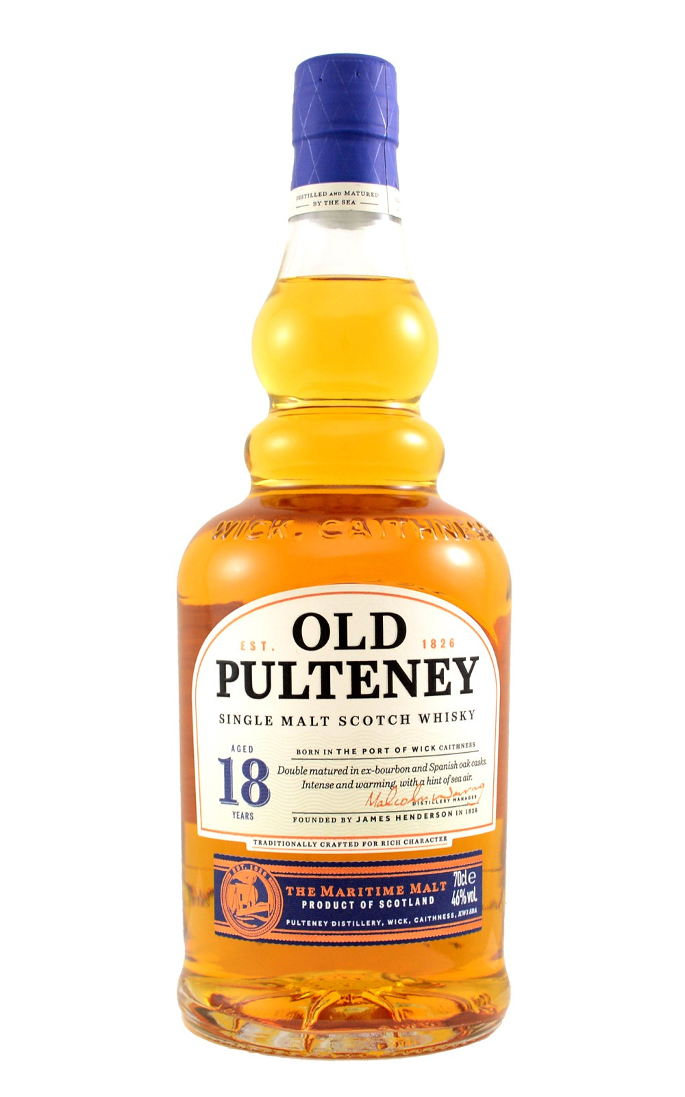 Old Pulteney Aged 18 Years Single Malt Scotch Whisky 富特尼蒸餾廠 18年單一麥芽蘇格蘭威士忌
