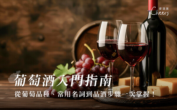 葡萄酒入門指南：從葡萄品種、常用名詞到品酒步驟一次掌握！